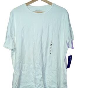 New White Cotton Crew Neck T-Shirt by Karen Scott - Size 1X 0057